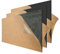 Metacrilato Plexiglás 3 Piezas, Metraquilato Negro 2mm, Vidrio Plastico Acrílico para Marcos de Fotos, Exposiciones de Proyectos, Pinturas y Más, 29.7 x 21cm(A4)