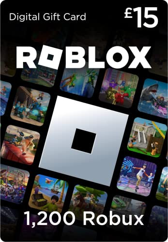 Roblox Gift Card - 1,500 Robux [Includes Exclusive Virtual Item] [Online Game Code]