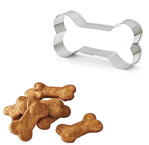 Emporte-pièce en forme d'os de chien en acier inoxydable - Emporte-pièces en métal pour biscuits, sandwichs, fondants faits maison