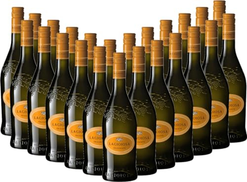 Bianco Frizzante La Gioiosa Perlwein 24 x 0,75l VINELLO - 24 x Weinpaket inkl. kostenlosem VINELLO.weinausgießer