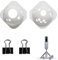 Ctuoptuo Golf Ball Marking Template Fit for Rapsodo Precision Technology(RPT) MLM2PRO Launch Monitor (White)