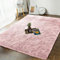 MOONLIGHT20015 Rugs Living Room – Fluffy Shaggy Small Area Rugs for Bedroom Anti-Slip – Modern Super Soft Thick Pile Rug - Plush Carpet Non Shedding Easy To Clean, (Pink, 50cm x 80cm)