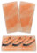 Fiqops 2x Salzstein zum Grillen L, 20x10x2,5cm Salz Grillsteine, Wiederverwendbar Salzgrillstein, Original Kristallsalz, Salzplatte zum Grillen für BBQ