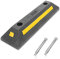 PACKOVE Autostopper Parkplatz Bordsteinkante Parkstopps Parkstopper Parkkante Kfz-einparkhilfe Hochleistungsräder Bodenstopper Für Fahrzeuge Parkhaus Parkblock Gummi Rad Auto-blockierung