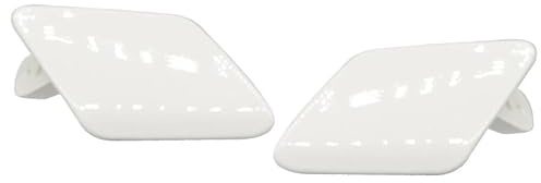LFDTO 2Pcs Scheinwerfer Waschanlage Düse Abdeckung Deckel Fit for BMW F30 F31 320 323 325 328 330 2012 2013 2014 2015 51117293031 reiniger Sprayer Kappe(Alpine White LH RH)