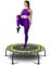 Gielmiy 40 Fitness Trampoline Indoor Garden Silent Mini Trampoline Bungee Rebounder Jumping Cardio Trainer Workout for Adults - Maximum Load 150 kg