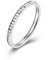 INSTR Unisex 2 mm Luxus-Edelstahlring, Herren- und Damen-Statement-Kubikzirkon-Ringe, US-Größe 5–10, Eheringe