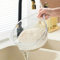 Rice Washer, Rice Strainer 9x5 Inch BPA-free Plastic Rice Washer with Fine Holes and Ergonomical Handle Multifunctional Fruit Washing Bowl for Cleaning Fruits, Vegetables Transparent, Rice Washer S