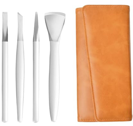 4 Piezas Juego de Cuchillo de Pedicura, Kit de Cuchillos de Pedicura Profesional, Conjunto de Cuchillos de Pedicura, Kits de Cuchillos de Pedicura Profesionales para Callos de Pies