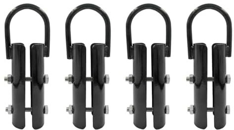 dissot 4X Clamp,Rope Climb Workout Rig Attachment Hook for 1.5Inch Rope Clasp Fitness Equipment Strength Training