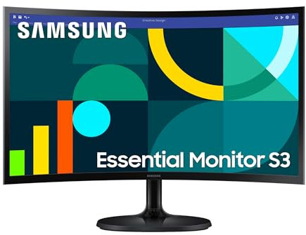 Samsung Écran PC S36GD, Taille 24 - Dalle VA, Résolution FHD (1920 x 1080), 100Hz, Inclinable, VESA 75x75 , Contraste 3000:1, Eye Saver Mode, Flicker Free, HDMI (1,4), VGA, Prise Casque, LS24D362GAU