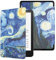 CIAOYE Compatible with 6 Kindle Paperwhite Case (5th/6th/7th Generation, 2012-2016), Hand Strap Hard Shell Cover with Smart Auto Wake/Sleep for Kindle Paperwhite 1/2/3 E-Reader, Starry