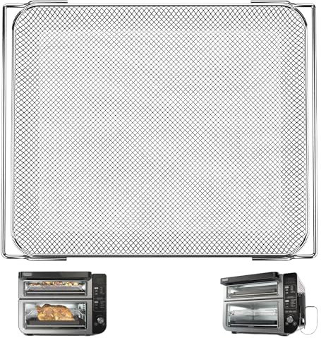 GWYXC Smart Double Oven Accessories for Ninja DCT401 DCT451 12 in 1, 13''×12.6'' Steel Toaster Oven Replacement Parts Accessories Dehydrator Grill Rack for Ninja DCT601 DCT651 DCT402BK Smart Oven