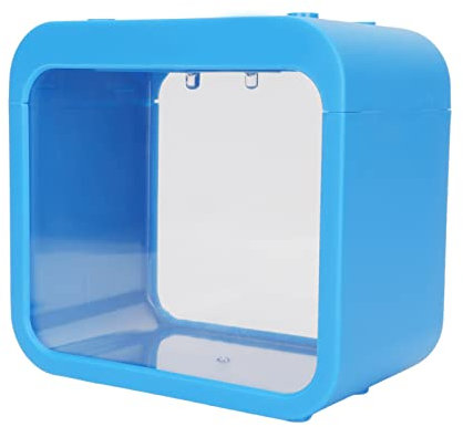 Fydun Mini-Aquarium mit LED-Licht, Abnehmbares Aquaponic-Betta-Aquarium für Büro, Zuhause, Schreibtisch, Dekoration für Familien