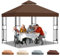 Tetto di Ricambio per Gazebo 3x3 m – Telo Gazebo Resistente ai Raggi UV, Impermeabile, Traspirante, Design a Doppio Strato, Perfetto per Giardino, BBQ, Matrimonio, Attività all'Aperto e Festa