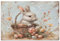 500 Teile Puzzle für Erwachsene, Osterhase mit Korb und Blumen Familie Puzzles Herausforderndes Puzzle für Spieleabende, Fertige Größe 20,5 x 14,9 Zoll