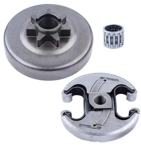 FCFYGMD Tools parts Clutch Drum Bearing Kit Sprocket Rim Needle Bearing Clutch Drum Clutch Assembly Fit For Husqvarna 455 460 Rancher Chainsaw Parts Accessories