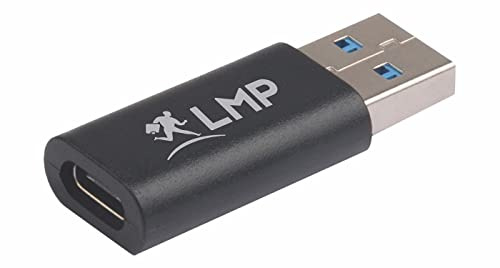 LMP USB-C (f) to USB A (m) Adapter, 5G/3A - Black, 18985