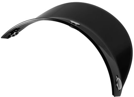 PAMINGONO Visière de Rétro Protection Solaire pour Casques Demi Jet et Ouverts Accessoire de Style Classique pour Courses Tout