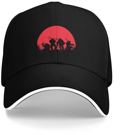ECUXSRHN Basecap für Herren Baseballkappe Turtle Ninja Essential Sports Cap Anime Golfhut
