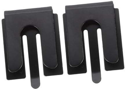 OSALADI Cb Halter Metall Mikrofon Aufhängeclip Ohne Bohren Mit 3m Kleber 2 Stück Für Fahrzeug Kommunikationsgeräte