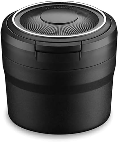 CaoYH Car Ashtray with Lid für VW Golf 5 6 7 8 GTE GTI GTD Flame Retardant High Temperature Resistant Portable Stainless Steel Vehicle Smokeless