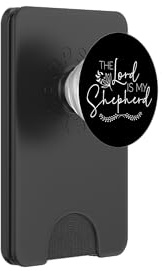 El Señor es mi Pastor Cita Floral Inspiradora PopSockets PopWallet para MagSafe
