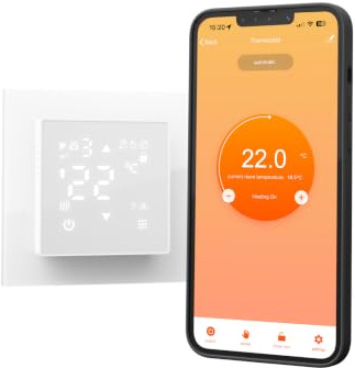 VILSTEIN® WiFi Thermostat für Fußbodenheizung – Raumthermostat mit App