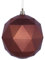 Vickerman 470152 M177588DM Christbaumschmuck, aus Zinn, matt, geometrische Kugel, 20,3 cm