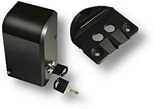 Schartec Elektroschloss mit Auflaufbock für Drehtorantriebe - elektrisches Schloss für Drehtorantrieb Porte