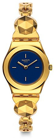 Swatch Unisex ErwachseneArmbanduhr Analog Quarz Edelstahl YSG153G