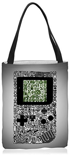 VOID 8-Bit Game Tasche Einkaufs-Beutel Polyester Shopper Einkaufs-Tasche Bag Pixel Boy, Polyestertasche Größe:Large