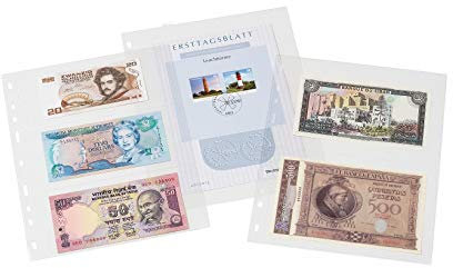 Leuchtturm Kunststoffhüllen SH 252, 1 Tasche, PP, klar, 50er Pack
