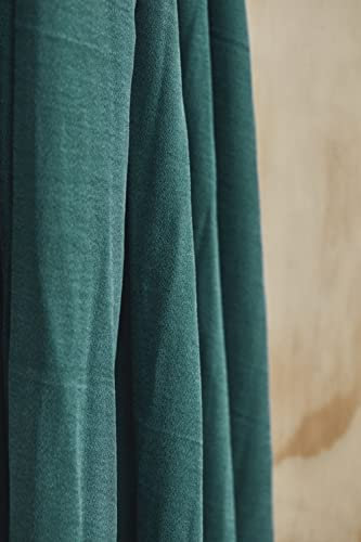 Meet Milk Tencel Crispy Crepe Stoff Smaragd – Meterware