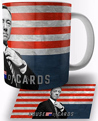 House Of Cards Frank Underwood Kevin Spacey Keramik Becher 325ml Tasse Mug