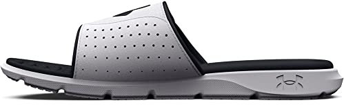 Under Armour Men's Ua M Ignite 7 SL Slides, 100 White Black, 12 UK