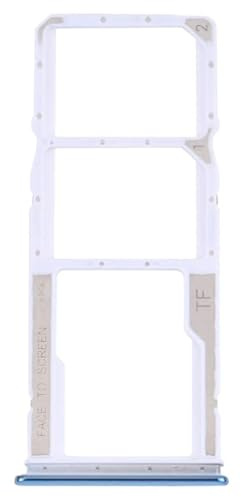 Bandeja para tarjeta SIM + bandeja para tarjeta SIM + bandeja para tarjetas micro SD para Xiaomi Redmi Note 10 4G / Redmi Note 10S M2101K7AI, M2101K7AG, M2101K7BG, M2101K7BI, M2101K7BNY, M2101K7BL