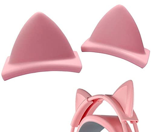 Silicone Cat Ears for Headphones Wireless Wired Headset Gamer Cute Ears Lovely Kids Girls Helmet Gaming Accessories