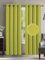 HOMEROKK Lot de 2 Rideaux 140 x 260 cm Effet Lin (Vert Anis)