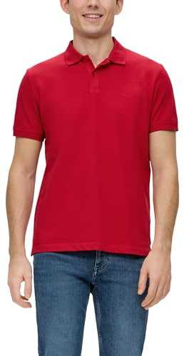 s.Oliver Herren 2138262 Polohemd, 3160 rot, XXL