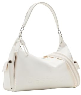 Desigual BAG_HALF LOGO 24 NE, 1021 BLANCO ROTO, U
