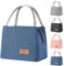 Aiuuee Sac Isotherme Repas 8.2L, Lunch Bag pour Enfant Femme et Homme, Glaciere Souple Isotherme Imperméable en Feuille d'Aluminium, Portable Petit Sacs Isothermes pour Travail, Bureau, École (Bleu)
