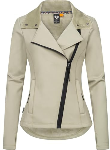 Ragwear Damen Sweatjacke Trainingsjacke innen kuschelig weich angeraut Saskie YOUMODO XS-3XL
