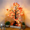 LED Baum Licht, 24 LEDs Ahornblatt Baumlicht Warmweiß für Innen Stimmungslicht USB-Kabel/AA Batteriebetrieben Herbst Deko Tisch Licht für Erntedankfest Weihnachten Deko Ahorn-Blätter Lichterketten