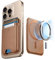 ESR for MagSafe Wallet, 5-Card Holder, Magnetic Wallet for iPhone, RFID Blocking, with 3,200 g Magnetic Strength, Vegan Leather, Ultra-Slim for iPhone 16/15/14/13/12 Series, Not 13/12 Mini, Brown