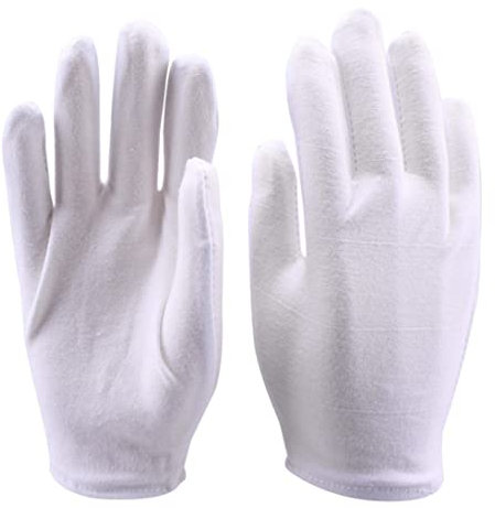 Baumwollhandschuhe Baumwolle weiße Handschuhe Arbeitschuhe Baumwollarbeit Handschuhe