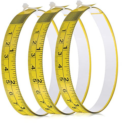 ORFOFE 3stücke Maßband Selbstklebend Aus Stahl Klebemaßband Für Tischkreissäge Und Holzbearbeitung Maßbänder Mit Großem Display Für Präzise Messungen Arbeitsflächen