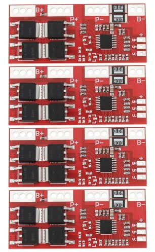 eMagTech 4pcs 4S High Current Lithium Battery Protection Board 18650 Li-ion Charger Protection Board 14.4V 14.8V 16.8V 20A-30A Overcharge Battery Protection Module
