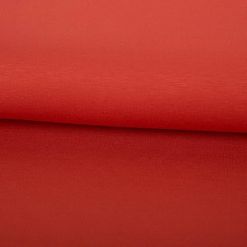 SCHÖNER LEBEN. Viskose Romanit Jersey Punta Royal einfarbig dunkel orange 1,5m Breite