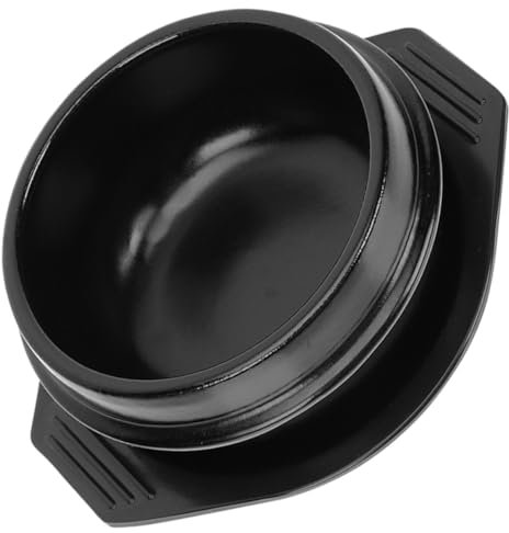 Ciieeo Bibimbap Casserole Ceramic Pot Heat Resistant Korean Hot Pot Round Stew Cooking Bowl Household Kitchenware for Home Use